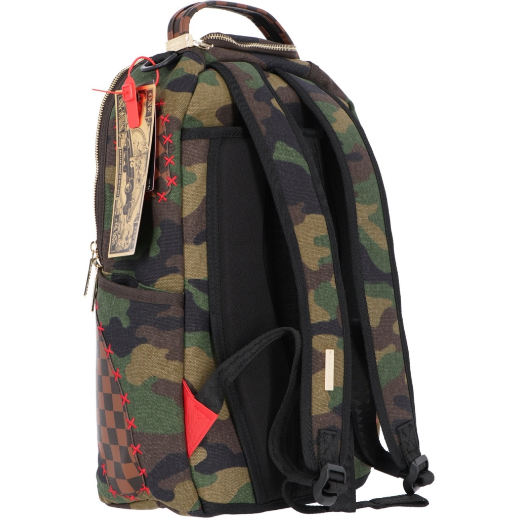 Sprayground SHARK SHAPE CHECK - Rucksack - green - Zalando.de