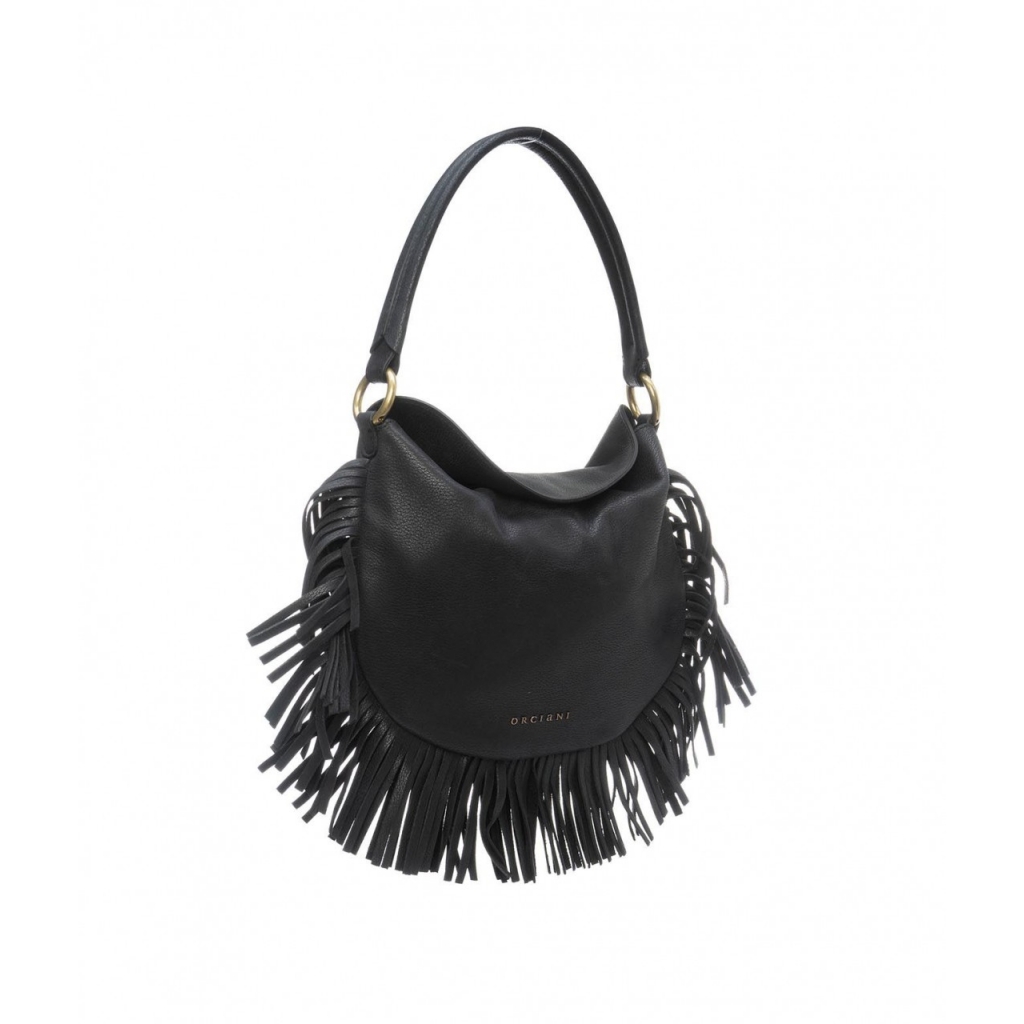 Crossbodybag Naif con frange nero