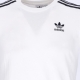 maglietta donna 3 stripes tee WHITE