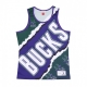 canotta tipo basket uomo nba jumbotron 20 mesh tank hardwood classics milbuc ORIGINAL TEAM COLORS