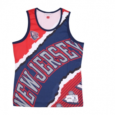 canotta tipo basket uomo nba jumbotron 20 mesh tank hardwood classics nejnet ORIGINAL TEAM COLORS