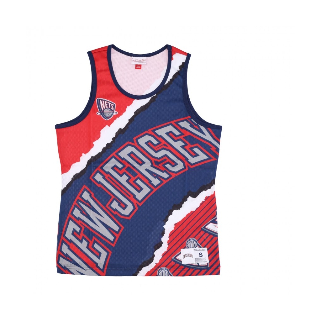 canotta tipo basket uomo nba jumbotron 20 mesh tank hardwood classics nejnet ORIGINAL TEAM COLORS