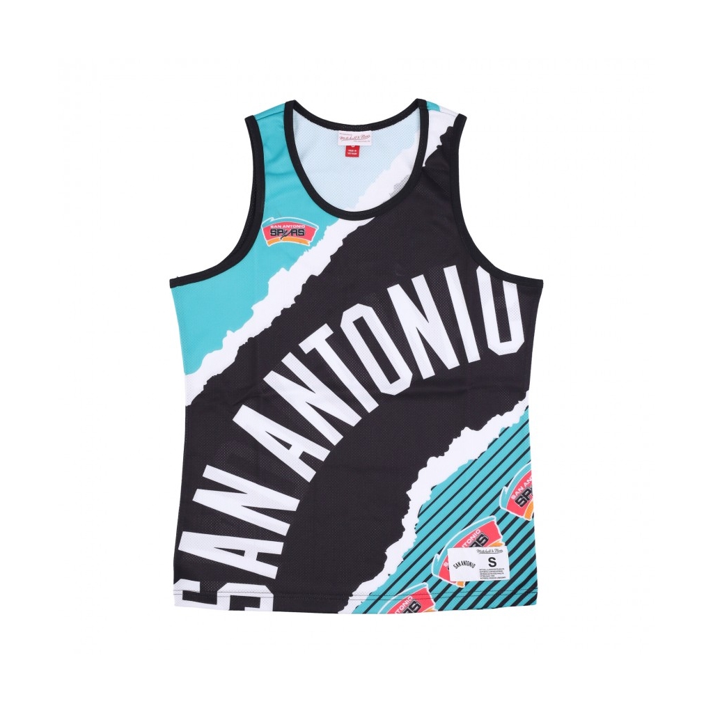 canotta tipo basket uomo nba jumbotron 20 mesh tank hardwood classics saaspu ORIGINAL TEAM COLORS