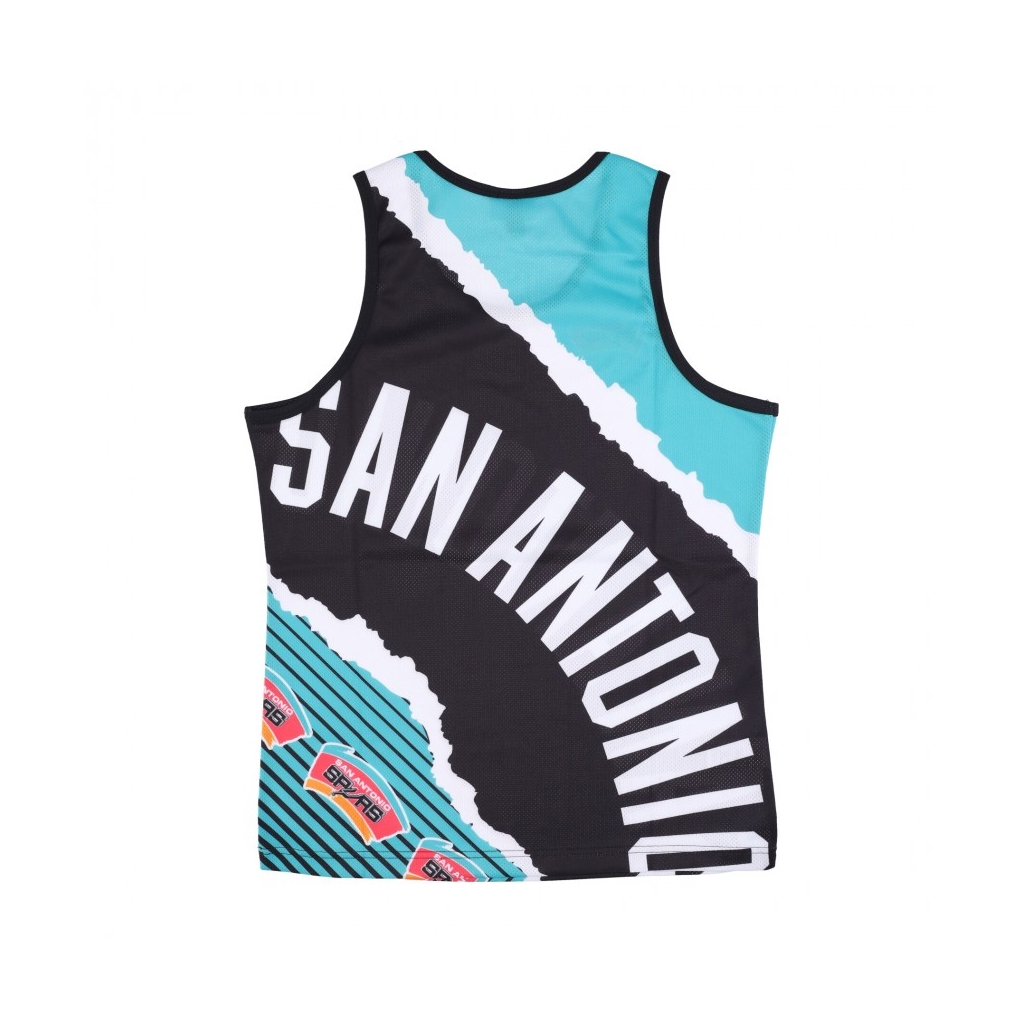 canotta tipo basket uomo nba jumbotron 20 mesh tank hardwood classics saaspu ORIGINAL TEAM COLORS