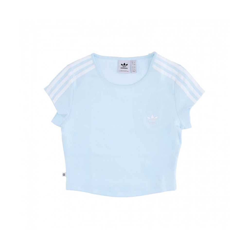 Adidas crop top blue on sale