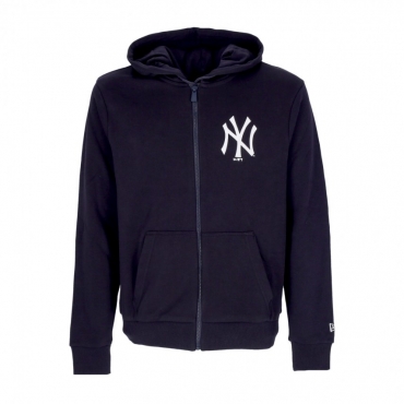 felpa cappuccio zip uomo mlb league essential fz neyyan NAVY/WHITE