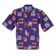 camicia manica corta uomo covers shirt PURPLE