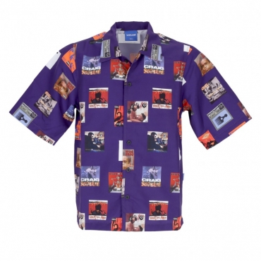 camicia manica corta uomo covers shirt PURPLE