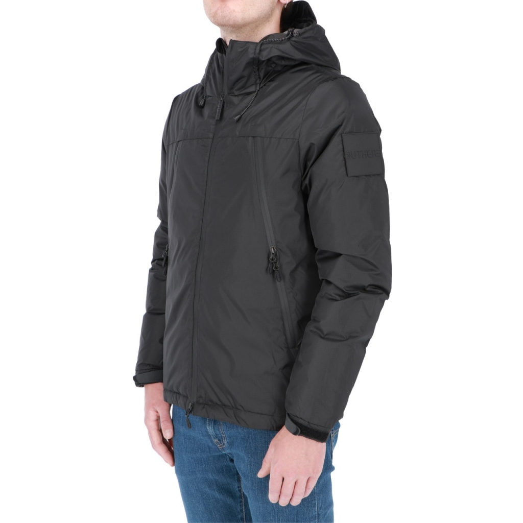 Giacca Outhere Uomo 501n Ripstop Cappuccio BLACK