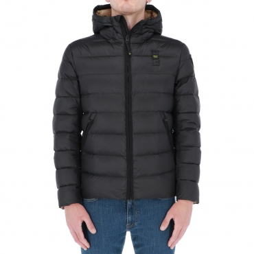 Piumino Blauer Usa Uomo Cappuccio 999TT NERO