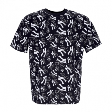 maglietta uomo mlb team all over print oversized tee neyyan BLACK/WHITE