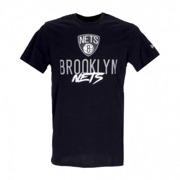 maglietta uomo nba script tee bronet BLACK/WHITE