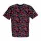 maglietta uomo nba team all over print oversized tee chibul BLACK/FRONT DOOR RED