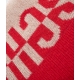 Sciarpa con logo rosso