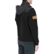 Felpa Sun 68 Uomo Bomber Nylon Double Hood 11 NERO