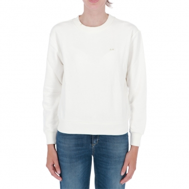 Maglia Sun 68 Donna Round Basic Cotton 39 PORCELLANA