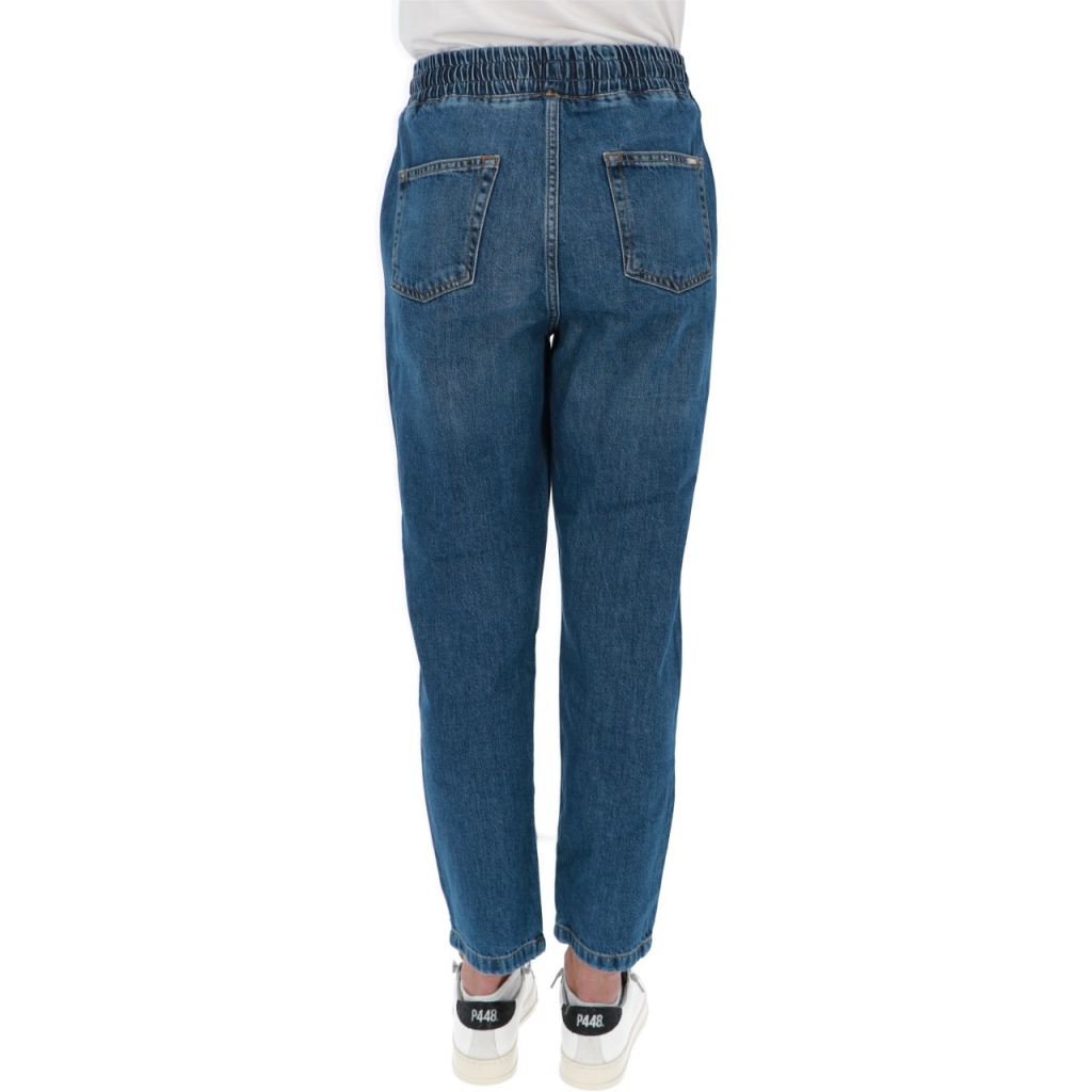 Jeans Liu Jo Jeans Donna Pantalone Jogger DENIM BLUE