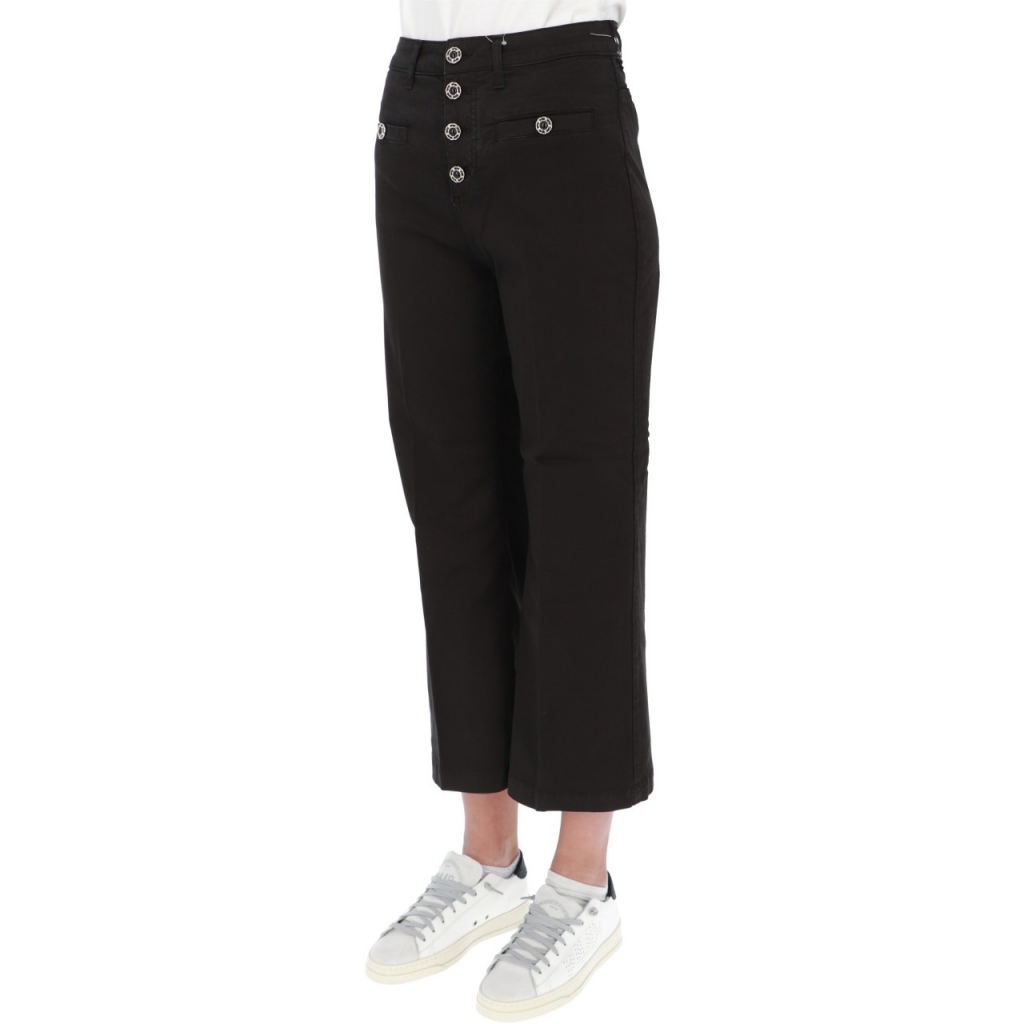 Pantaloni Liu Jo Jeans Donna Flare Filitti HW NERO