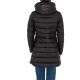 Piumino Blauer Usa Donna Lungo Cappuccio Trench 999RU NERO