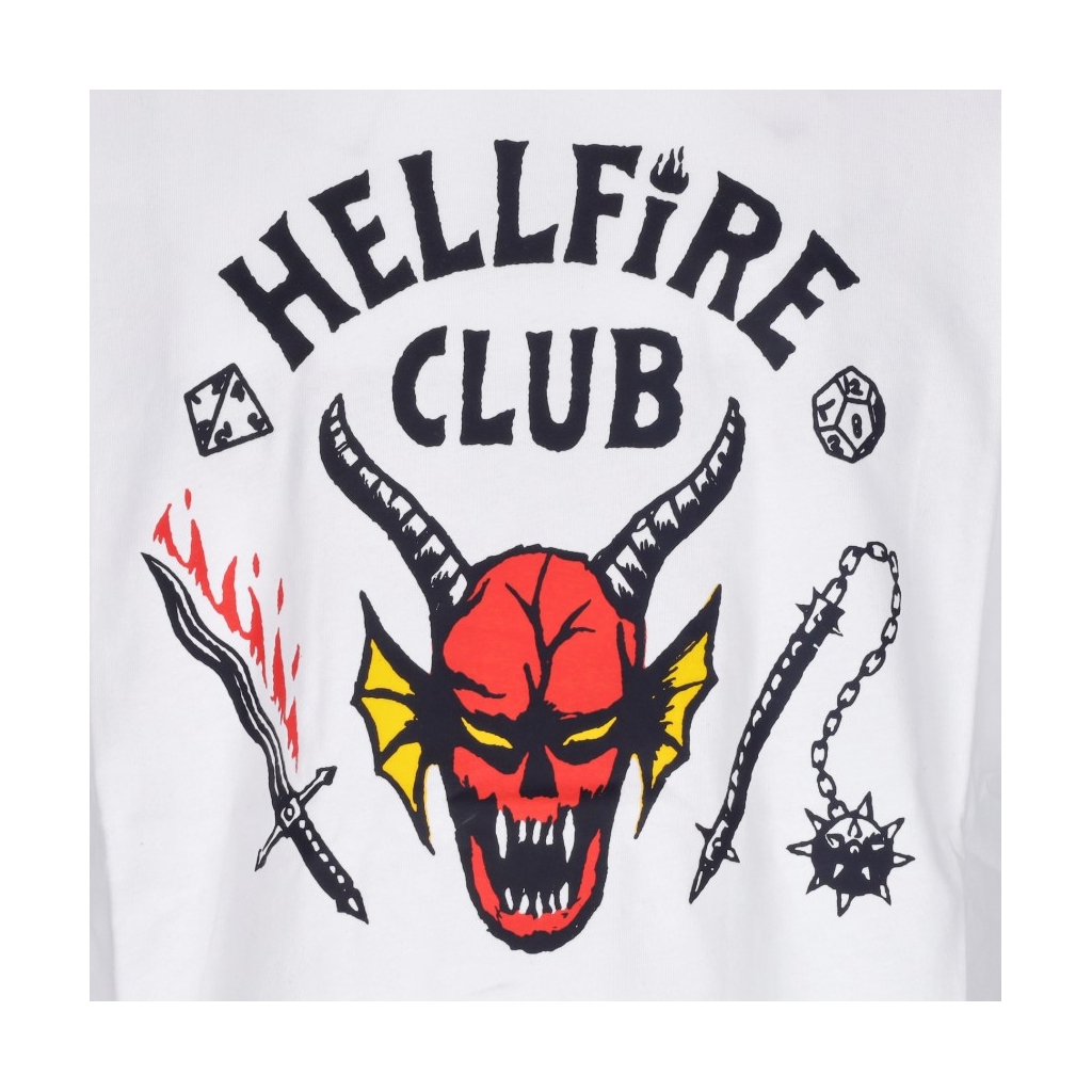 maglietta uomo hellfire club tee x stranger things WHITE/BLACK/RED/YELLOW |  