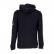 felpa cappuccio uomo corazon hooded fleece BLACK