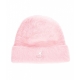 Beanie con Angora rosa