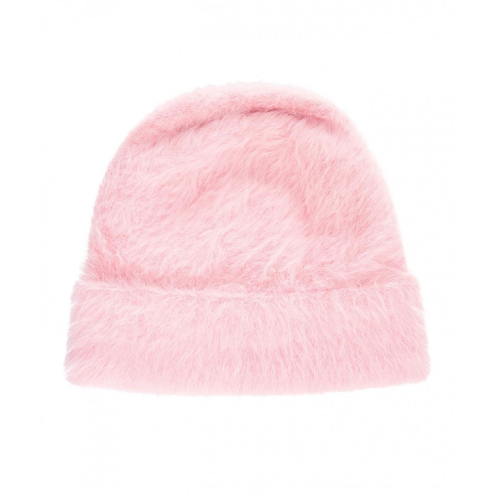 Beanie con Angora rosa