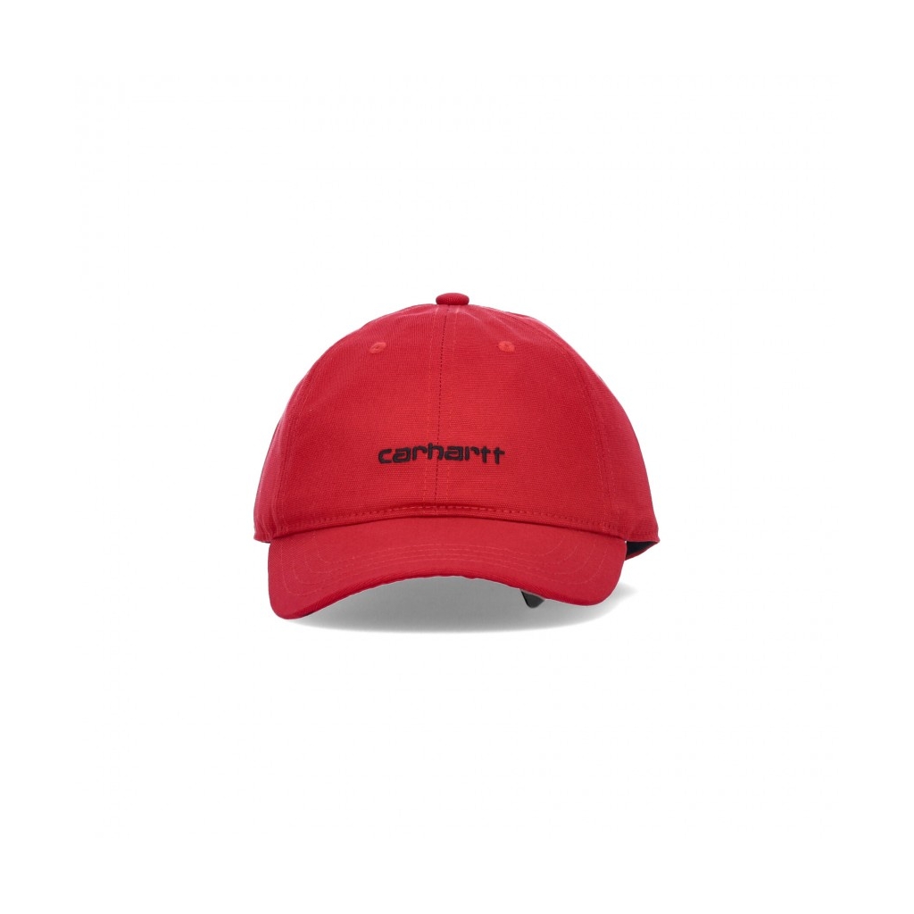 cappellino visiera curva uomo canvas script cap ROCKET/BLACK