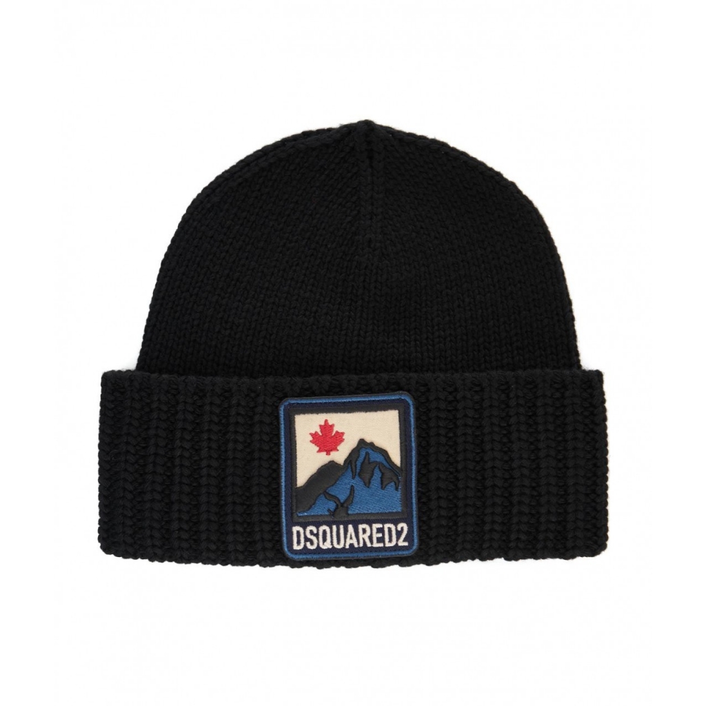 Beanie con logo nero