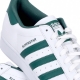 scarpa bassa uomo superstar CLOUD WHITE/COLLEGIATE GREEN/CLOUD WHITE