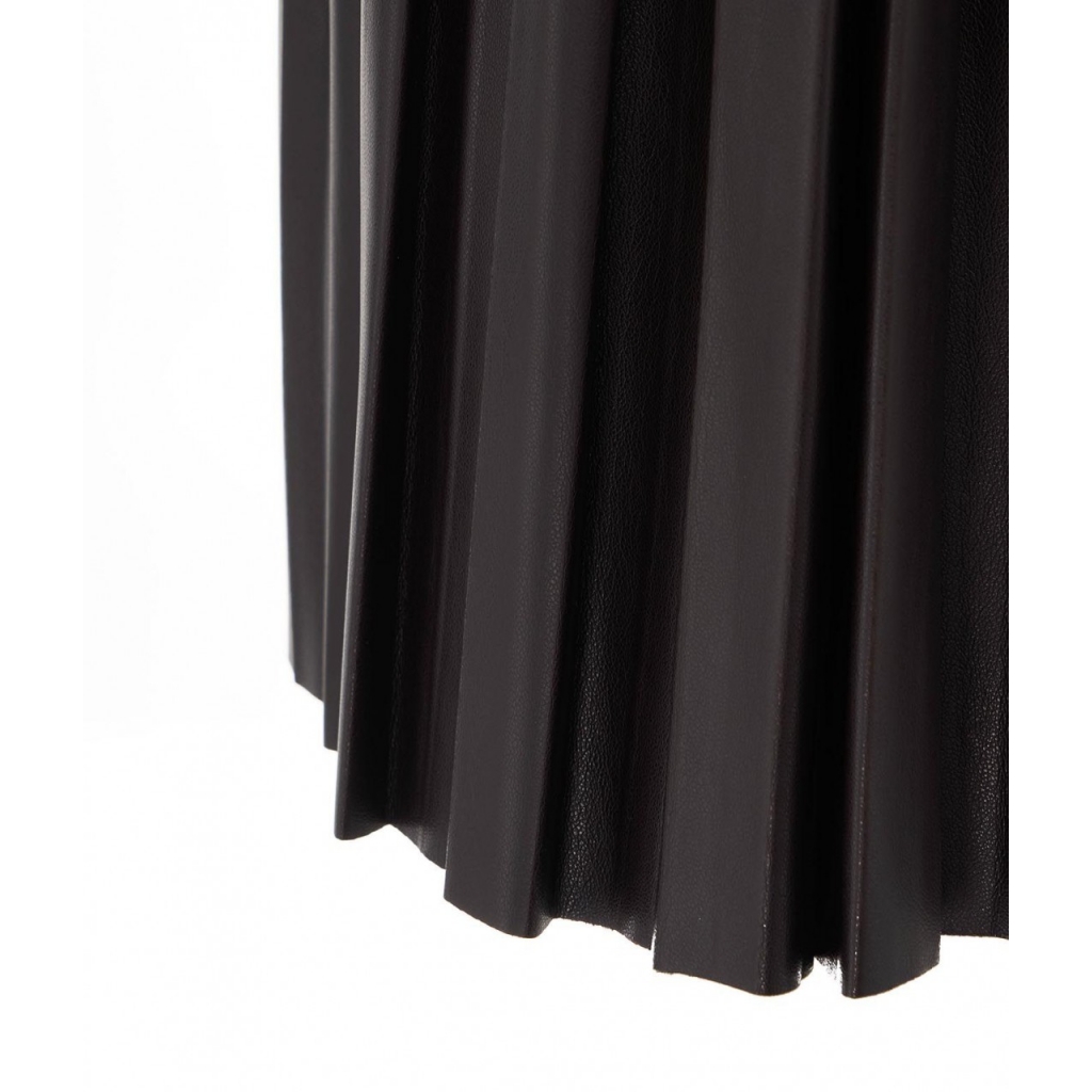 Gonna ecopelle bordeaux sale