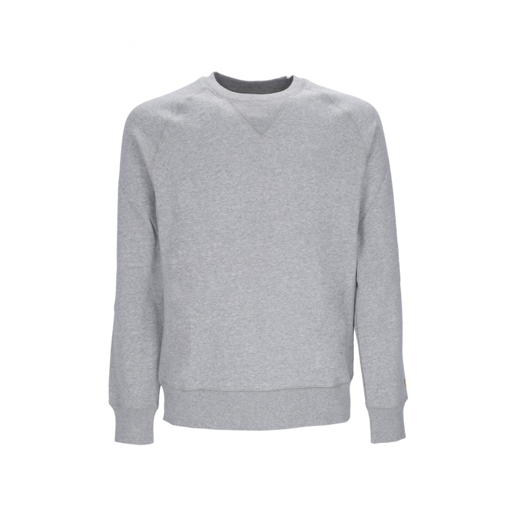felpa girocollo uomo chase sweatshirt GREY HEATHER/GOLD