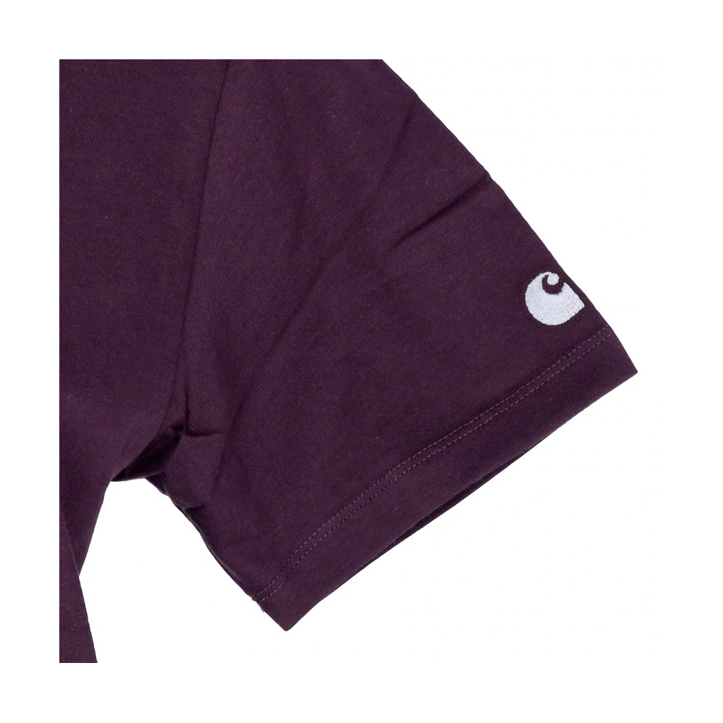 maglietta donna casey tee DARK PLUM/SILVER