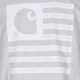 maglietta uomo label state flag tee ASH HEATHER/WHITE