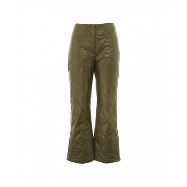 Gesteppte Hose Olive