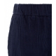 Pantaloni in velluto a coste blu scuro