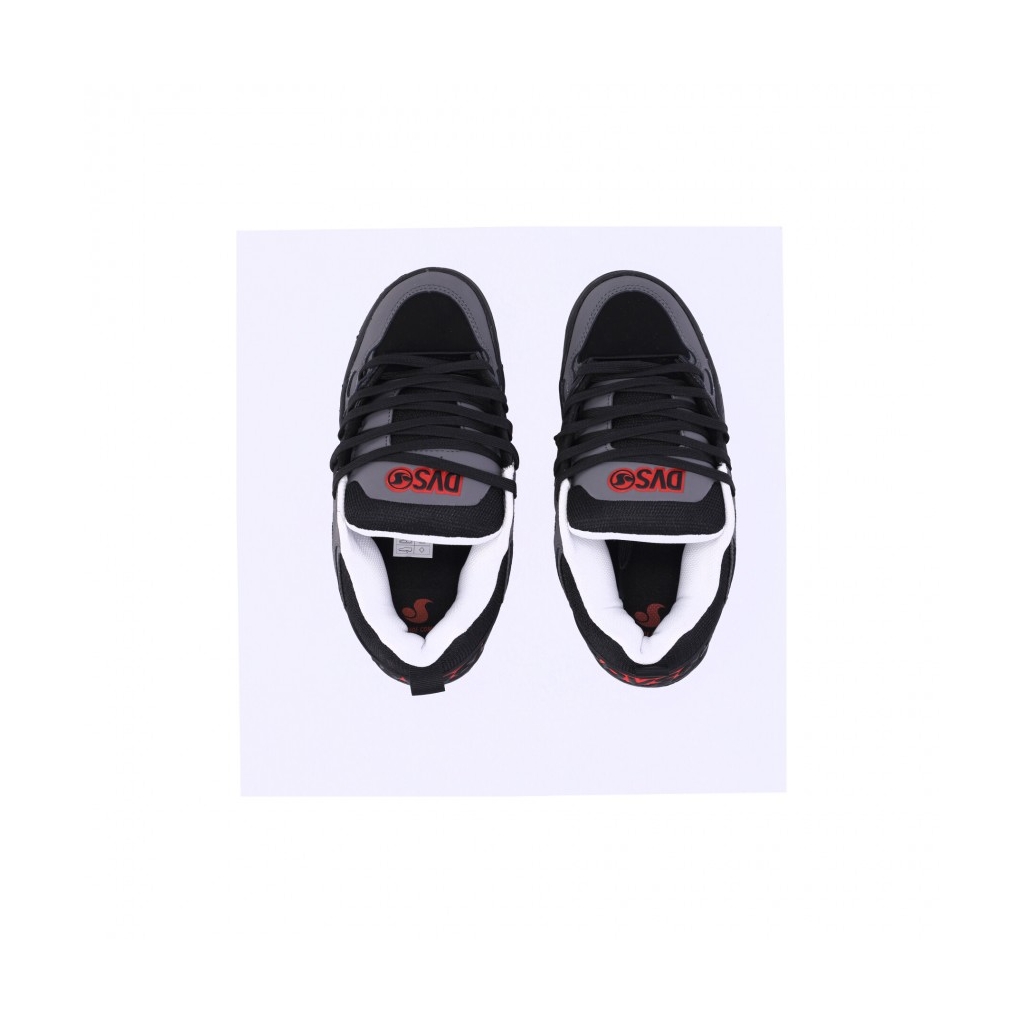 scarpe skate uomo comanche BLACK/CHARCOAL/FIERY RED/NUBUCK