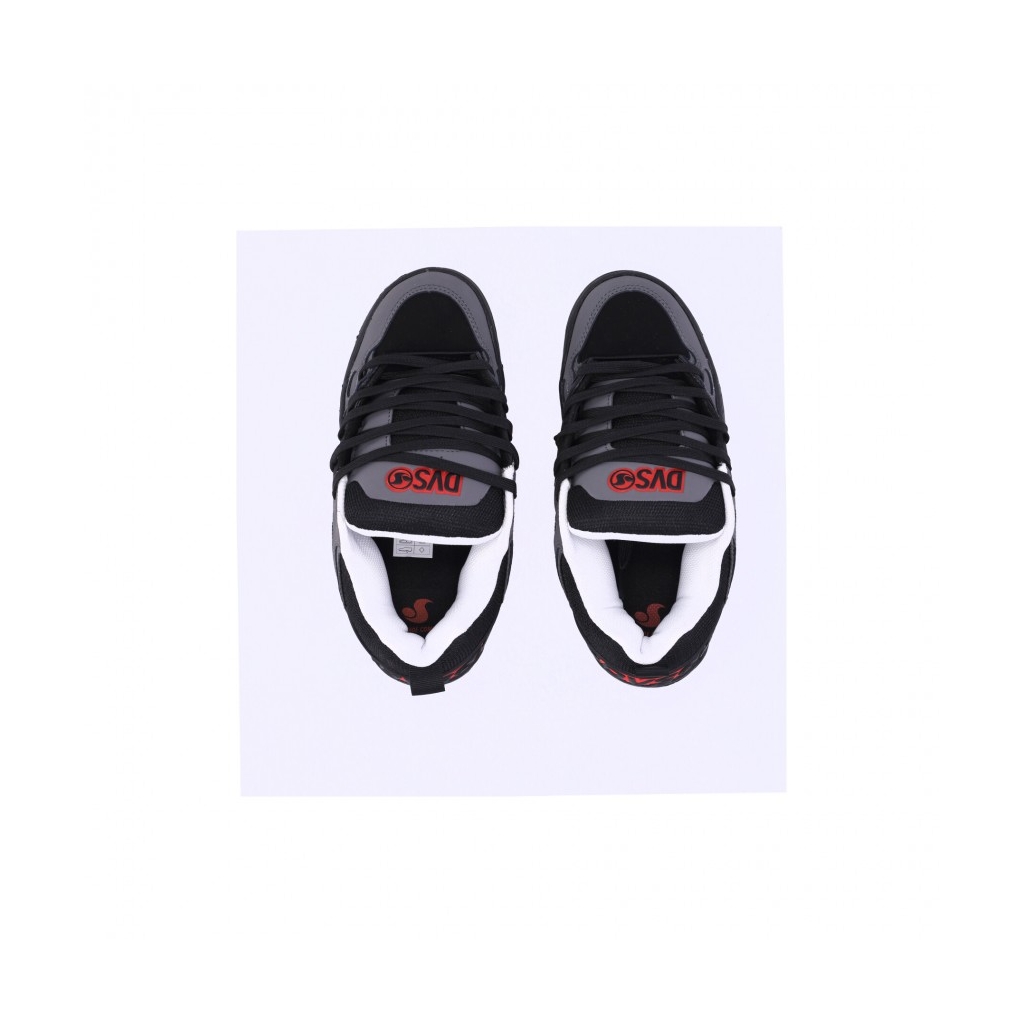 scarpe skate uomo comanche BLACK/CHARCOAL/FIERY RED/NUBUCK