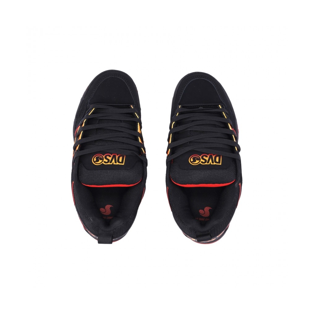 scarpe skate uomo comanche BLACK/RED/YELLOW/NUBUCK