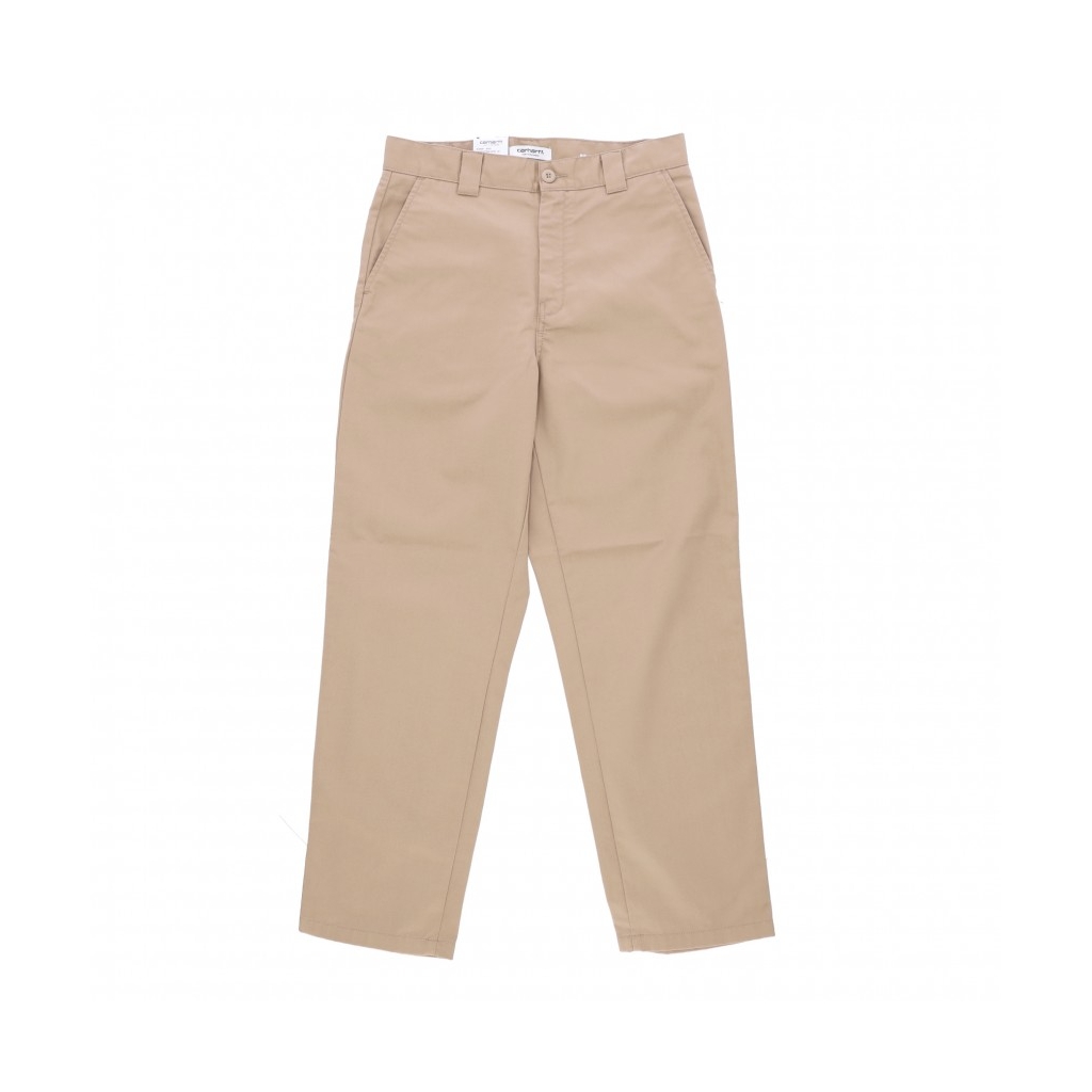 pantalone lungo donna w master pant LEATHER RINSED