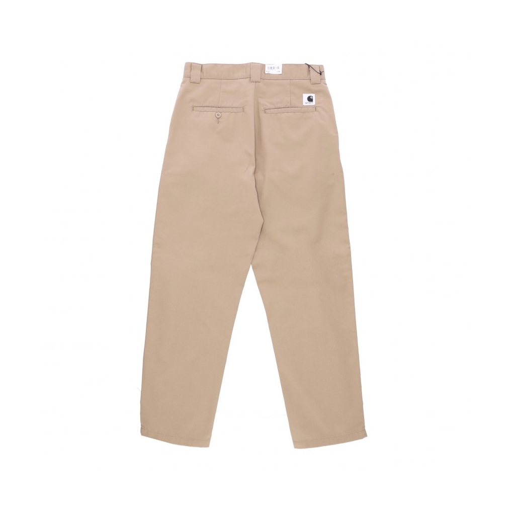 pantalone lungo donna w master pant LEATHER RINSED