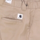 pantalone lungo donna w master pant LEATHER RINSED