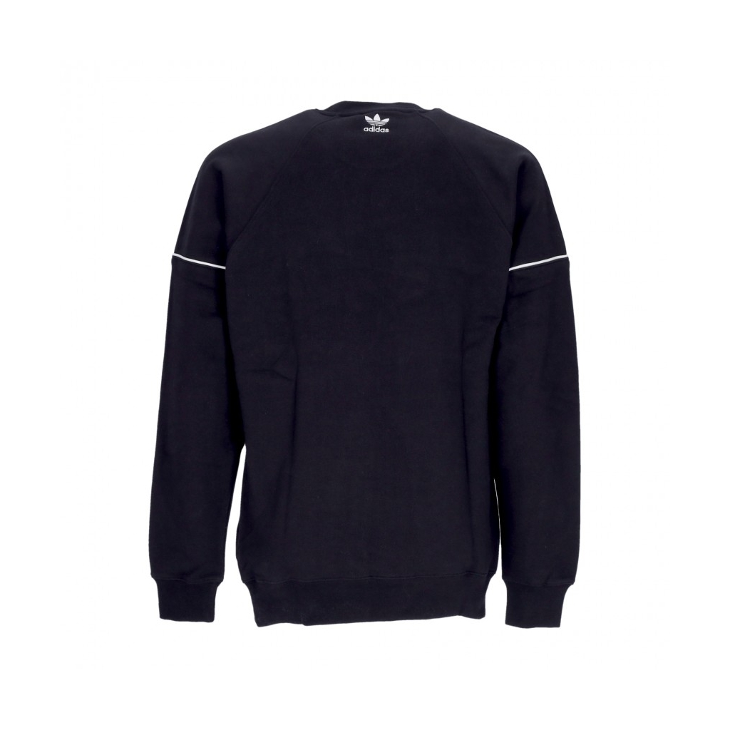 felpa girocollo uomo essential crewneck BLACK