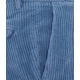 Pantalone in velluto a coste azzurro