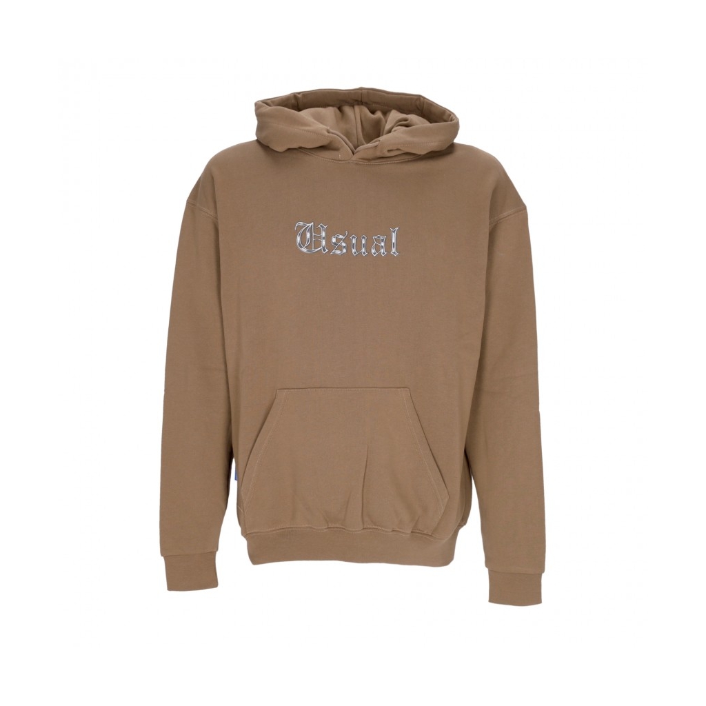 felpa cappuccio uomo barrio hoodie BROWN