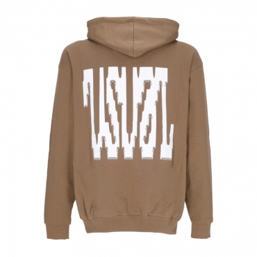 felpa cappuccio uomo digi hoodie BROWN