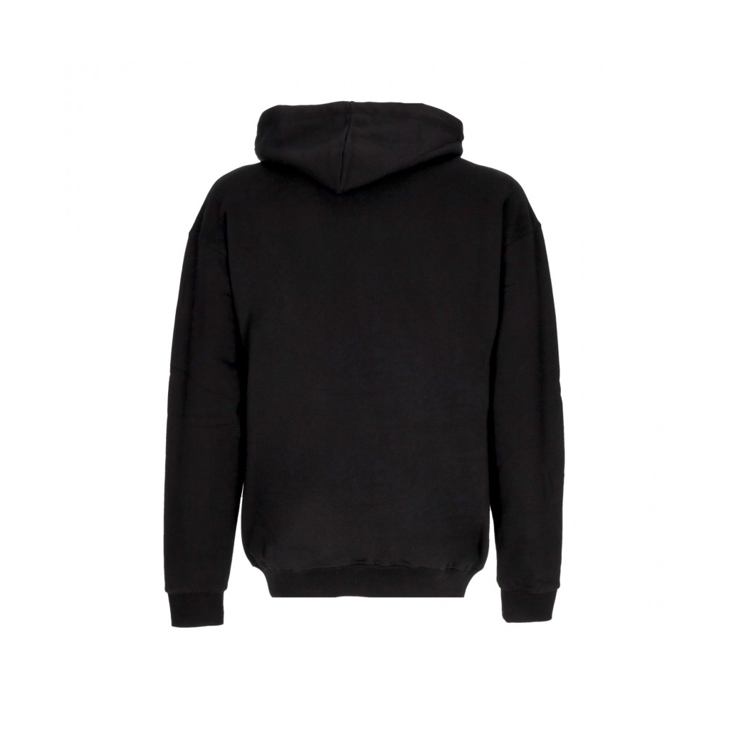 felpa cappuccio uomo signature hoodie BLACK