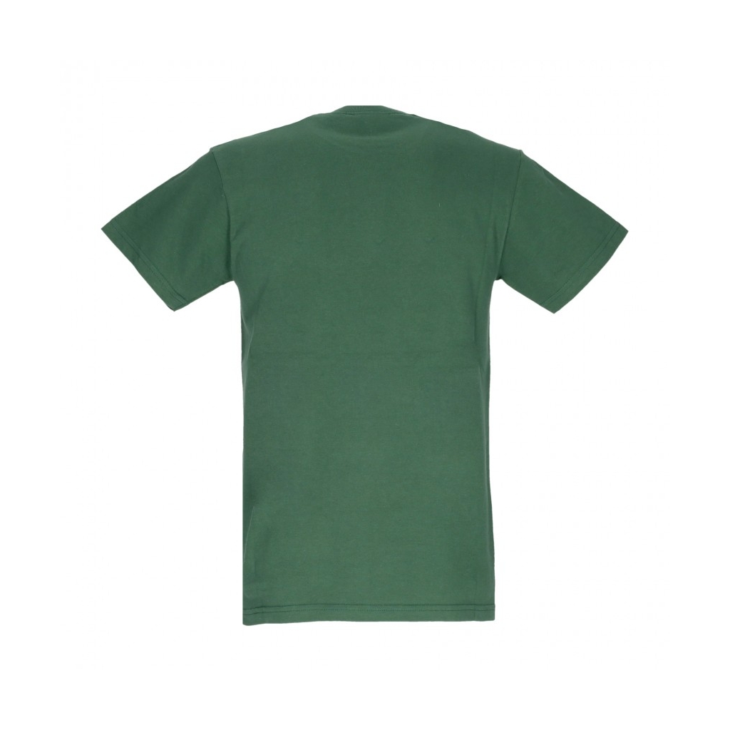 maglietta uomo usualism embroidered tee BOTTLE GREEN