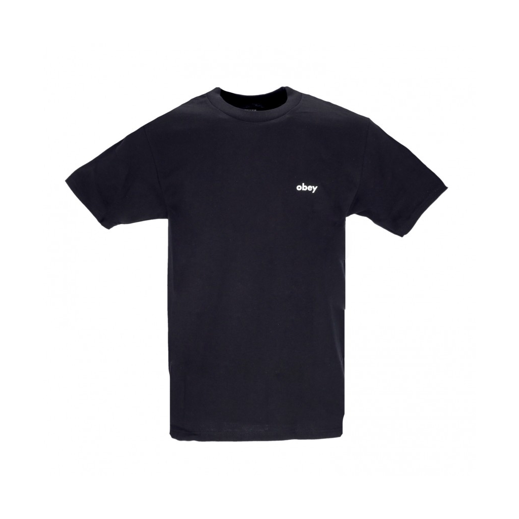 maglietta uomo lower case classic tee BLACK