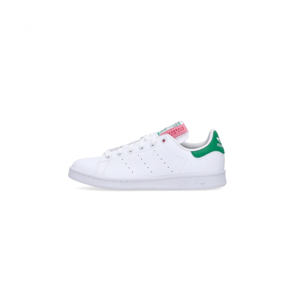 scarpa bassa donna stan smith w CLOUD WHITE/GREEN/BLISS PINK